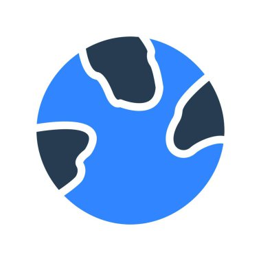 Küresel simge vektör illüstrasyonu 