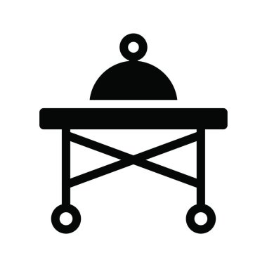 yiyecek ikonu vektör illüstrasyonu  