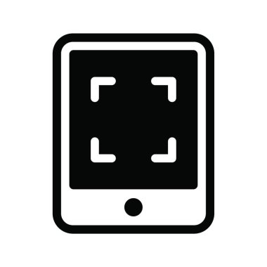 odak simge vektör çizim  