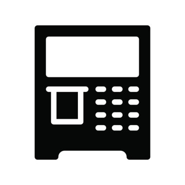 atm simge vektör illüstrasyonu