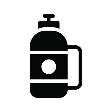 şişe simgesi, vektör illüstrasyonu