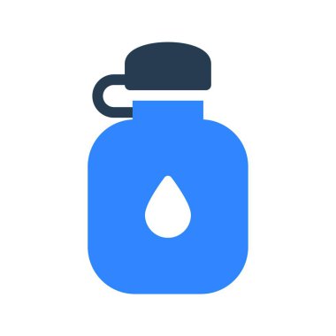 şişe simgesi, vektör illüstrasyonu