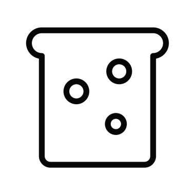 dilim simgesi, vektör illüstrasyonu 