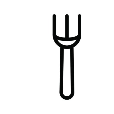 Çatal ağ simgesi, vektör illüstrasyonu 