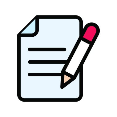 Simge, vektör illüstrasyonunu düzenle 