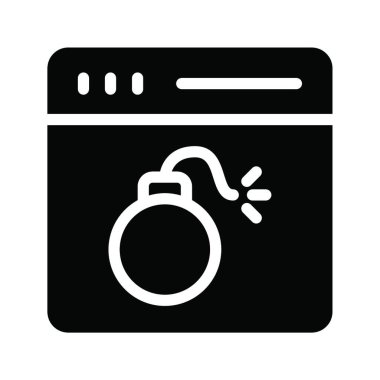 patlama simge vektör çizim 