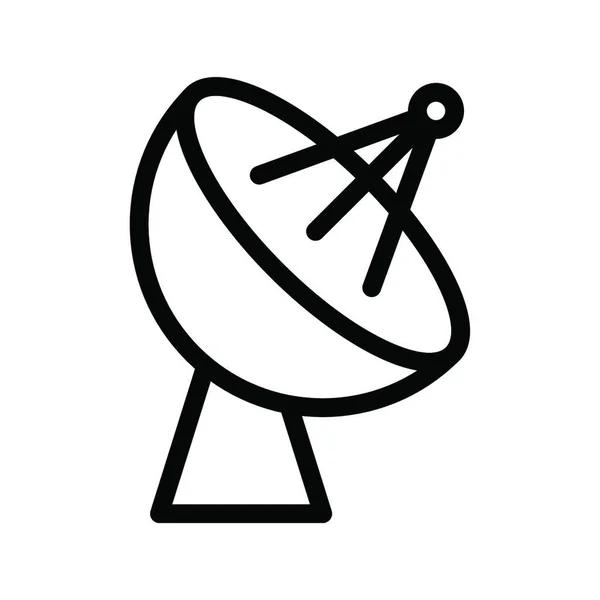 Иконка Спутниковой Тарелки Векторная Иллюстрация — стоковый вектор