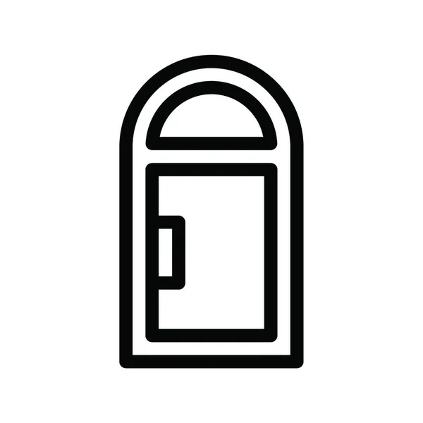 Doors Icon Vector Illustration — Stock Vector