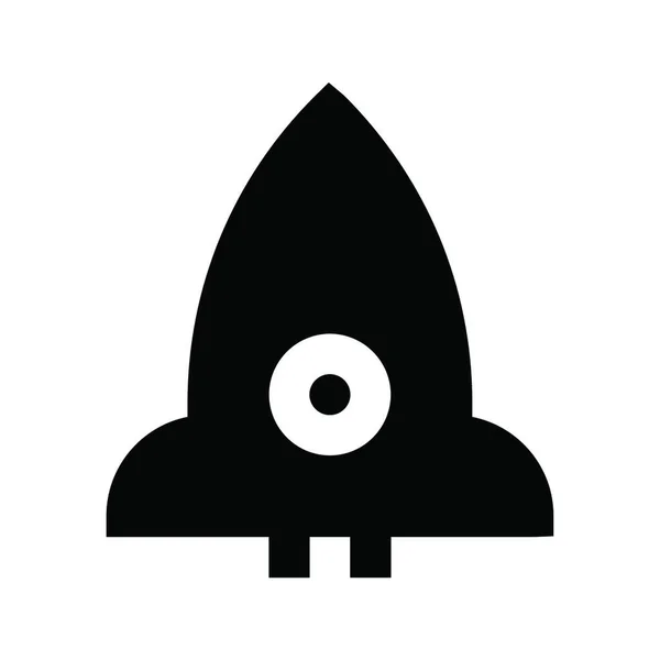 Rocket Web Simple Illustration —  Vetores de Stock
