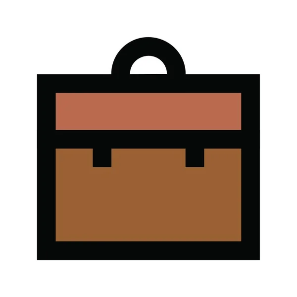 Τσάντα Web Εικονίδιο Διανυσματική Απεικόνιση — Διανυσματικό Αρχείο