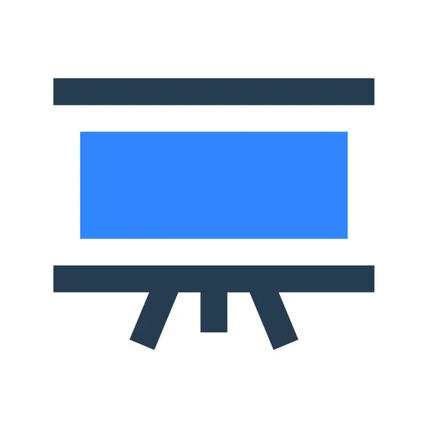 Ikona Internetowa Sali Lekcyjnej Ilustracja Wektora — Wektor stockowy