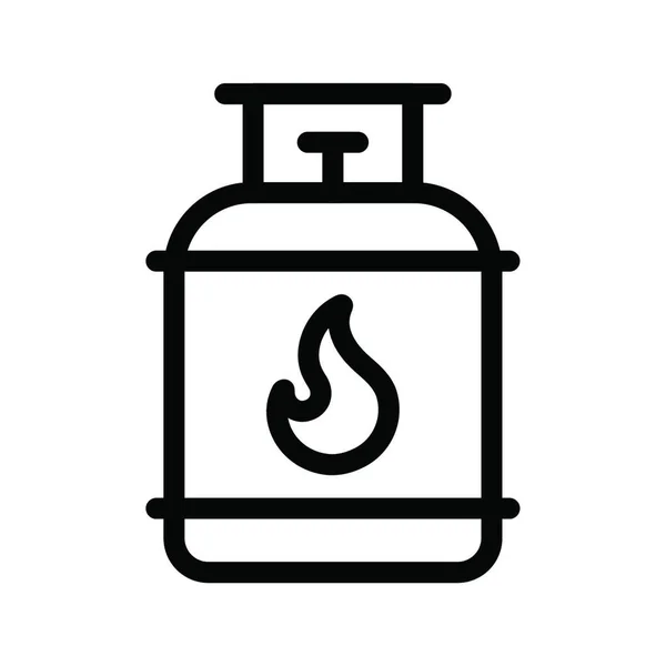 Icona Del Gas Illustrazione Vettoriale — Vettoriale Stock