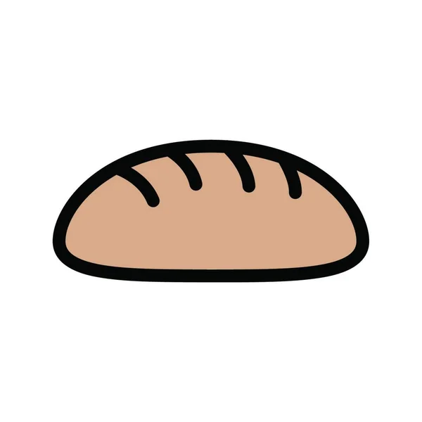 Loaf Ilustração Vetor Ícone Web —  Vetores de Stock