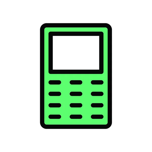 Teléfono Móvil Icono Web Ilustración Vectorial — Vector de stock