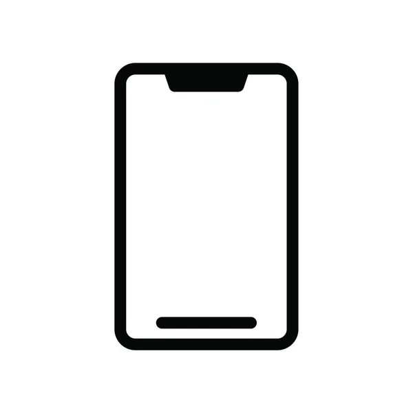Smartphone Web Icon Vektor Illustration — Stockvektor