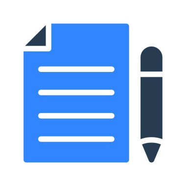 belge simgesi vektör illüstrasyonu