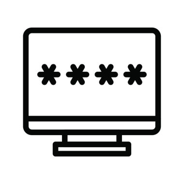 giriş simgesi vektör illüstrasyonu