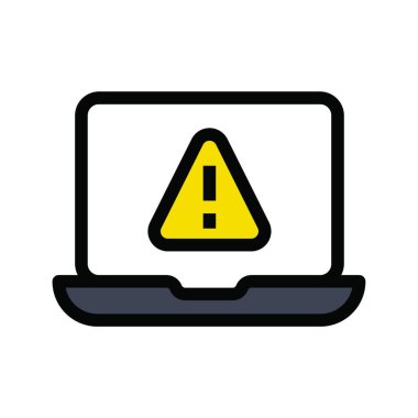 Ünlem simgesi simgesi, web basit illüstrasyonu