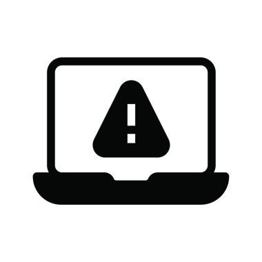 Ünlem simgesi simgesi, web basit illüstrasyonu