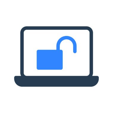 erişilen simge, vektör illüstrasyonu 