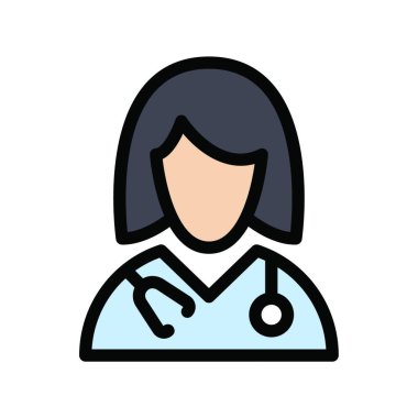 Doktor Web simgesi vektör illüstrasyonu