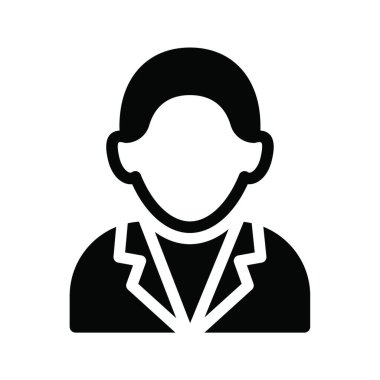 man simgesi, vektör illüstrasyonu 