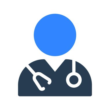 Doktor Web simgesi vektör illüstrasyonu