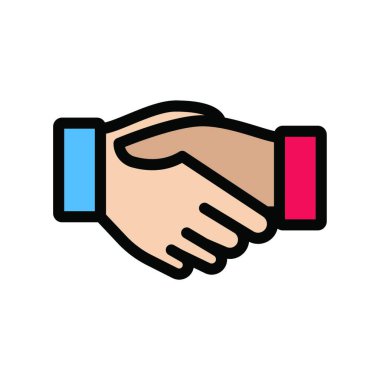 El sıkışma simgesi vektör illüstrasyonu 