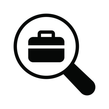 Büyüteç ağ simgesi vektör illüstrasyonu