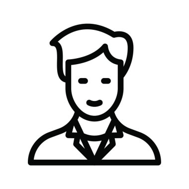 man simgesi vektör illüstrasyonu