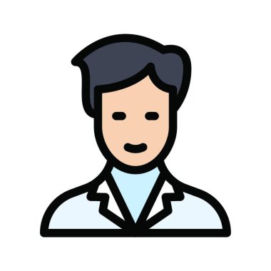 man simgesi vektör illüstrasyonu