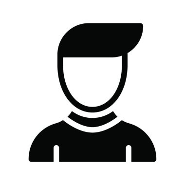 man simgesi vektör illüstrasyonu