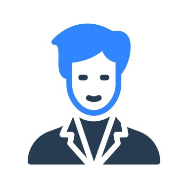 man simgesi vektör illüstrasyonu