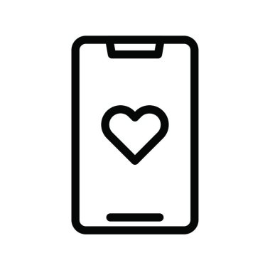 akıllı telefon web simgesi vektör çizimi