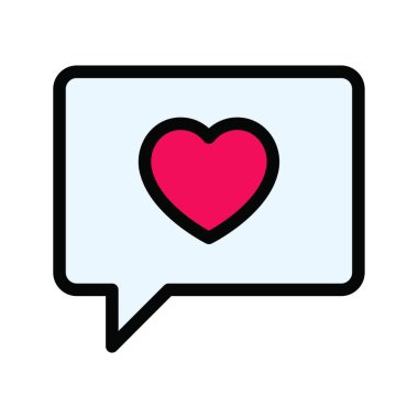 Basit favori ui simgesi, vektör illüstrasyonu