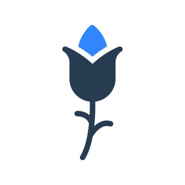 çiçek web simgesi vektör illüstrasyonu 