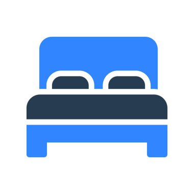 yatak ağı ikonu vektör illüstrasyonu