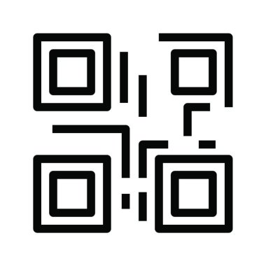 kod simgesi vektör illüstrasyonu  