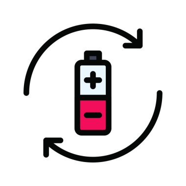 Pil web simge vektör çizim