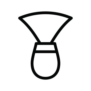 traş simgesi, vektör illüstrasyonu 