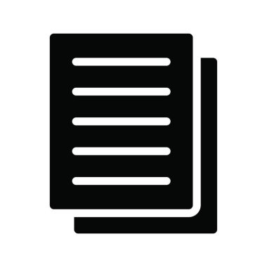 sayfa simgesi, vektör illüstrasyonu 