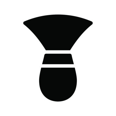 traş fırçası, basit vektör çizimi