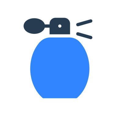 Parfüm ikonu vektör illüstrasyonu