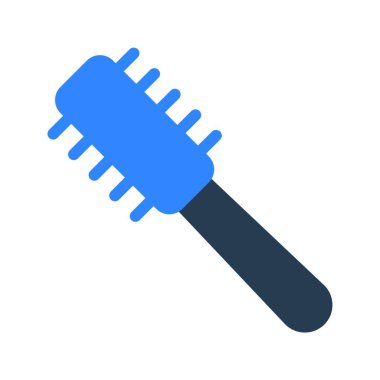 saç silindiri, basit vektör illüstrasyonu