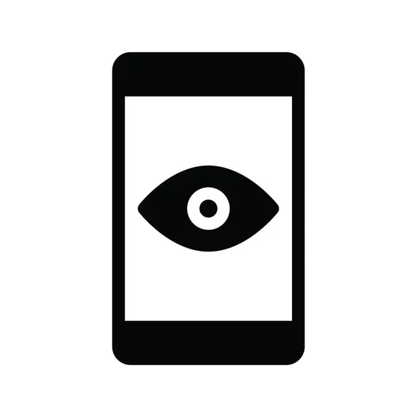 Mobile Spion Einfache Vektor Illustration — Stockvektor