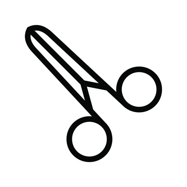 Nożyczki Web Ikona Wektor Ilustracja — Wektor stockowy