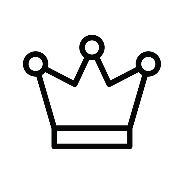 Векторная Иллюстрация Иконок Короны — стоковый вектор