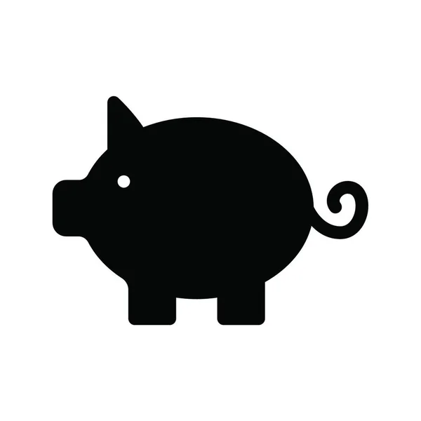 Piggybank Icoon Vector Illustratie — Stockvector