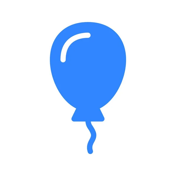 Ikona Vzduchového Balónu Vektorová Ilustrace — Stockový vektor