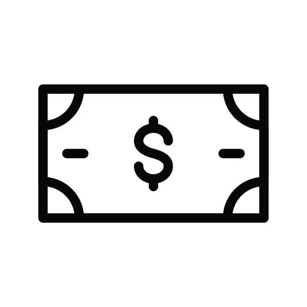 Εικονίδιο Δολαρίου Διανυσματική Απεικόνιση — Διανυσματικό Αρχείο
